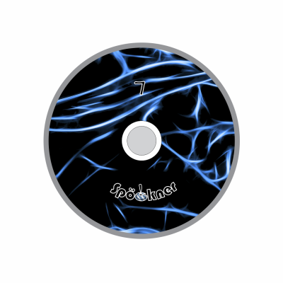 Spöckner "Distel / blau schwarz" Eisstock
